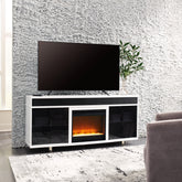 Best Deals Furniture - Ashley Furniture - Gardoni 72" TV Stand with Electric Fireplace - 72" TV Stand with Electric Fireplace - W756W1